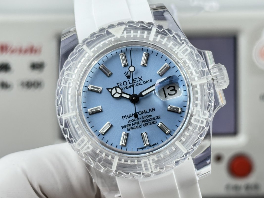 Rolex Submariner Crystal Ice Blue 40mm UA Replica Watch view