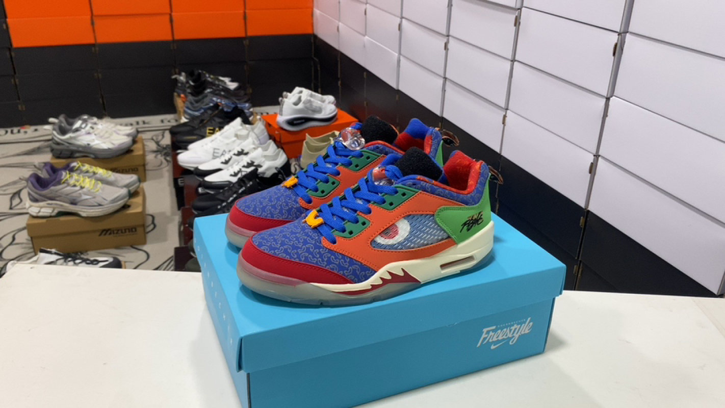 Jordan Air Jordan 5 Low Doernbecher Charity Red Blue Yellow
