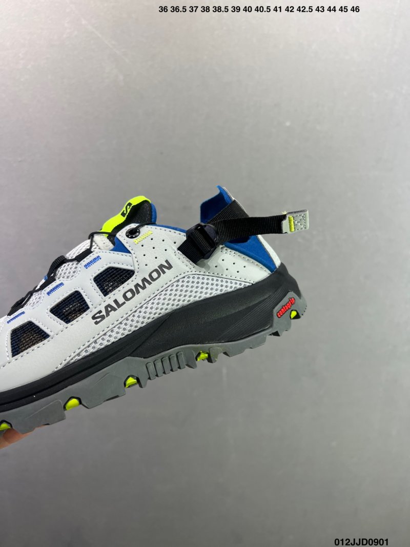 Salomon Techamphibian 5 White Navy Yellow Water Shoe view