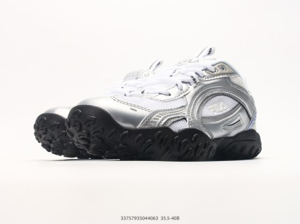 Fila Pebble Low Top Running Shoe White Silver Black view 5