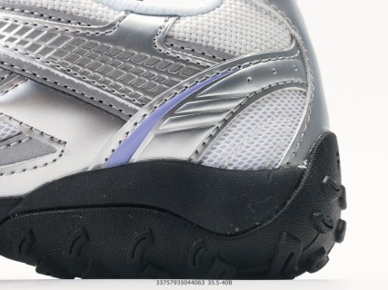 Fila Pebble Low Top Running Shoe White Silver Black view 7