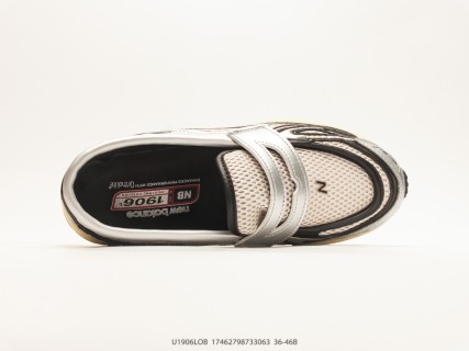 New Balance 1906L Loafer Slip-On Silver Black Cream UA 1:1 Rep view 3
