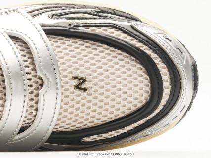 New Balance 1906L Loafer Slip-On Silver Black Cream UA 1:1 Rep view 8
