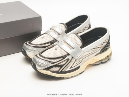 New Balance 1906L Loafer Slip-On Silver Black Cream UA 1:1 Rep view 9