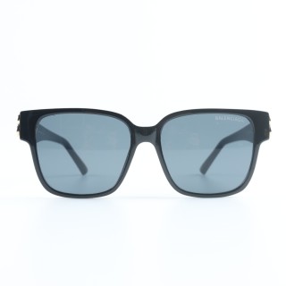Balenciaga BB0262SA Square Frame Sunglasses Black view 2