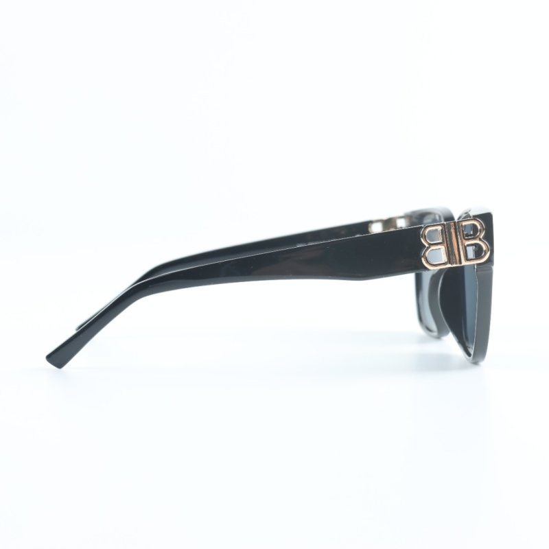 Balenciaga BB0262SA Square Frame Sunglasses Black view