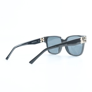 Balenciaga BB0262SA Square Frame Sunglasses Black view 4