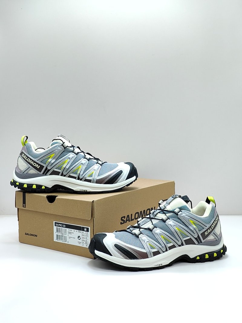 Salomon XA Pro 3D Silver White Yellow UA Replica Running Shoe