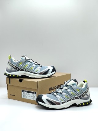 Salomon XA Pro 3D Silver White Yellow UA Replica Running Shoe