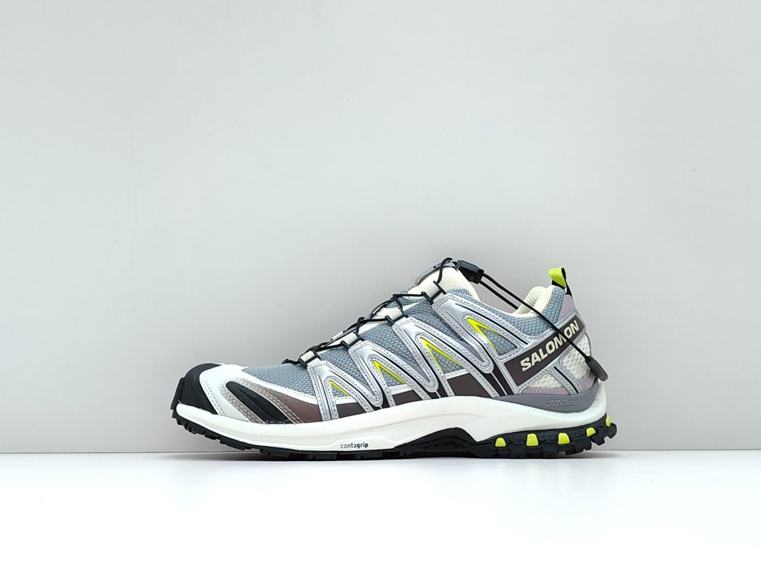 Salomon XA Pro 3D Silver White Yellow UA Replica Running Shoe view