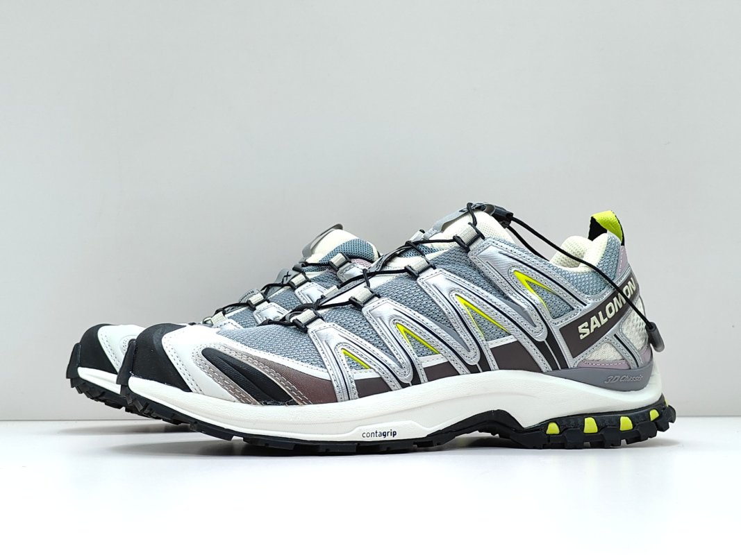 Salomon XA Pro 3D Silver White Yellow UA Replica Running Shoe view