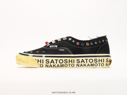 Vans Era LX Satoshi Nakamoto Black Canvas Low-Top Sneaker