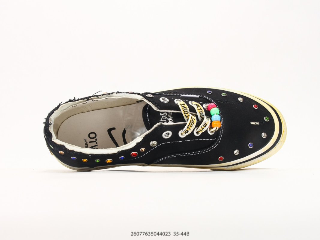 Vans Era LX Satoshi Nakamoto Black Canvas Low-Top Sneaker view