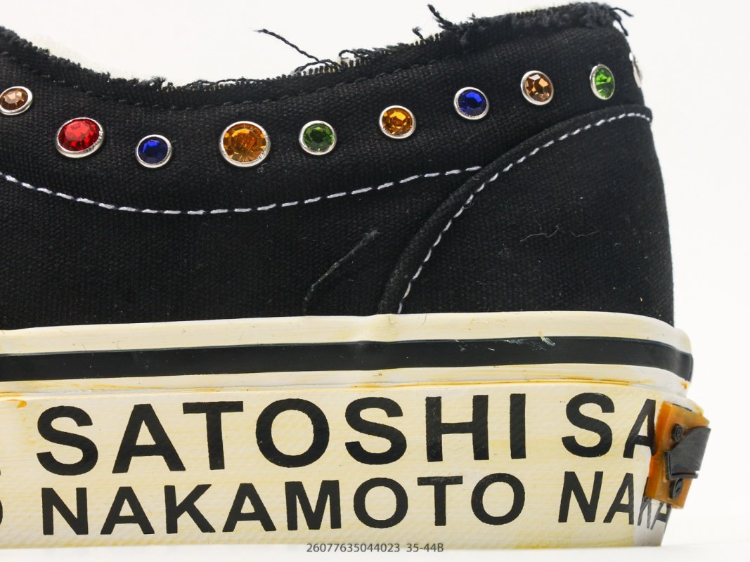 Vans Era LX Satoshi Nakamoto Black Canvas Low-Top Sneaker view
