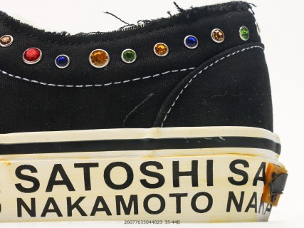 Vans Era LX Satoshi Nakamoto Black Canvas Low-Top Sneaker view 7