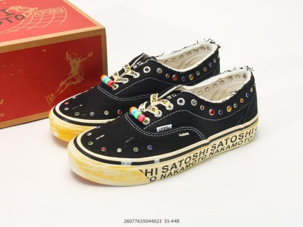 Vans Era LX Satoshi Nakamoto Black Canvas Low-Top Sneaker view 9
