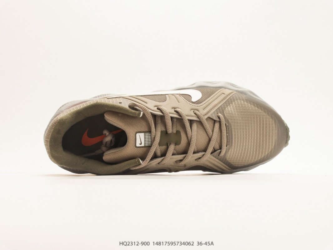 Nike Metro Tek GS Khaki White Orange view