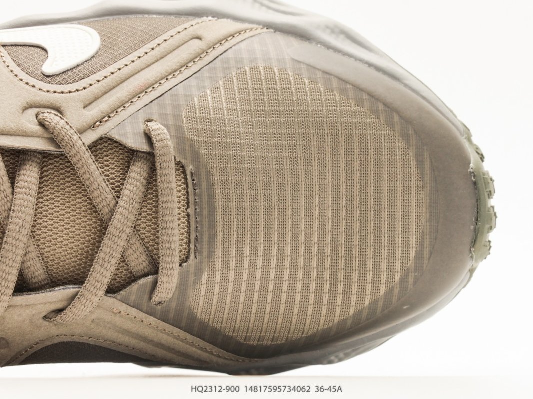Nike Metro Tek GS Khaki White Orange view