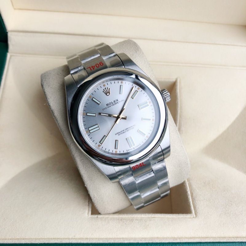 Rolex Oyster Perpetual 41mm Rainbow Dial Replica Watch view
