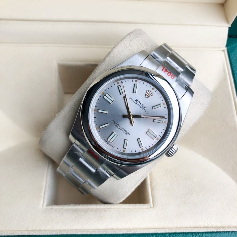 Rolex Oyster Perpetual 41mm Rainbow Dial Replica Watch view