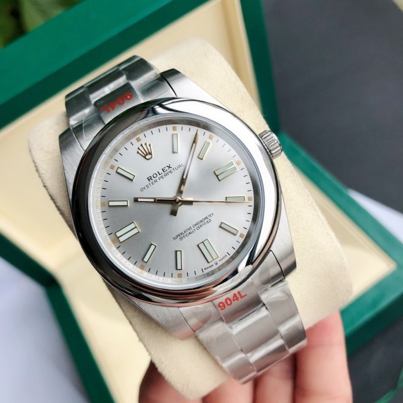 Rolex Oyster Perpetual 41mm Rainbow Dial Replica Watch view
