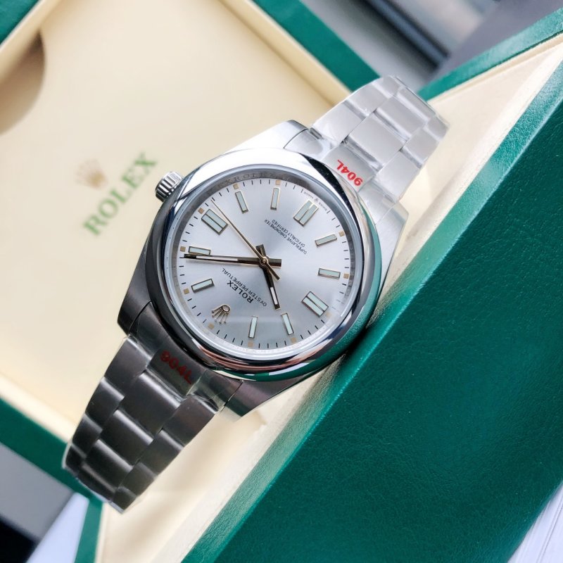 Rolex Oyster Perpetual 41mm Rainbow Dial Replica Watch view