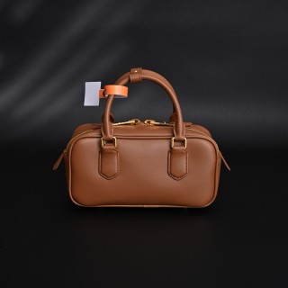 Miu Miu Bowling Bag Cognac Leather UA Replica view 6
