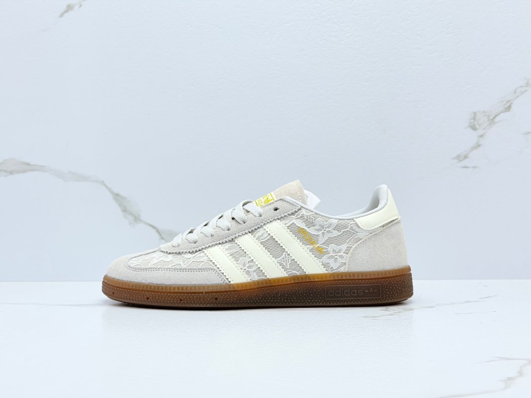 Adidas Handball Spezial Cream Caramel Gum UA Replica Sneaker view