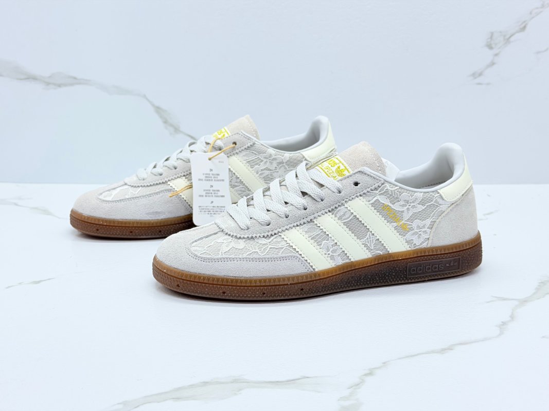 Adidas Handball Spezial Cream Caramel Gum UA Replica Sneaker view