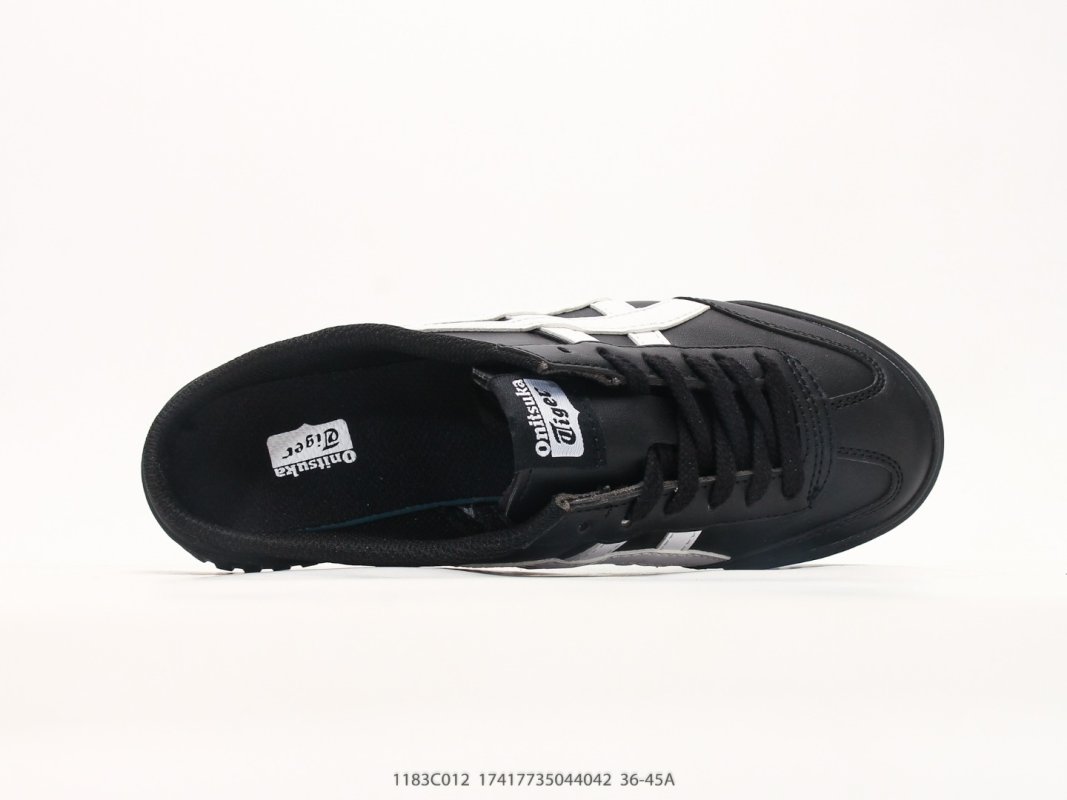 Onitsuka Tiger Mexico Mid Runner Black White Sabot Slip-On view