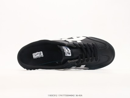 Onitsuka Tiger Mexico Mid Runner Black White Sabot Slip-On view 3