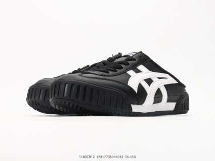 Onitsuka Tiger Mexico Mid Runner Black White Sabot Slip-On view 5