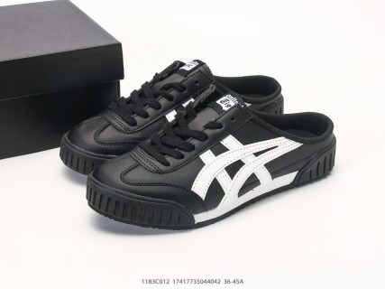 Onitsuka Tiger Mexico Mid Runner Black White Sabot Slip-On view 9