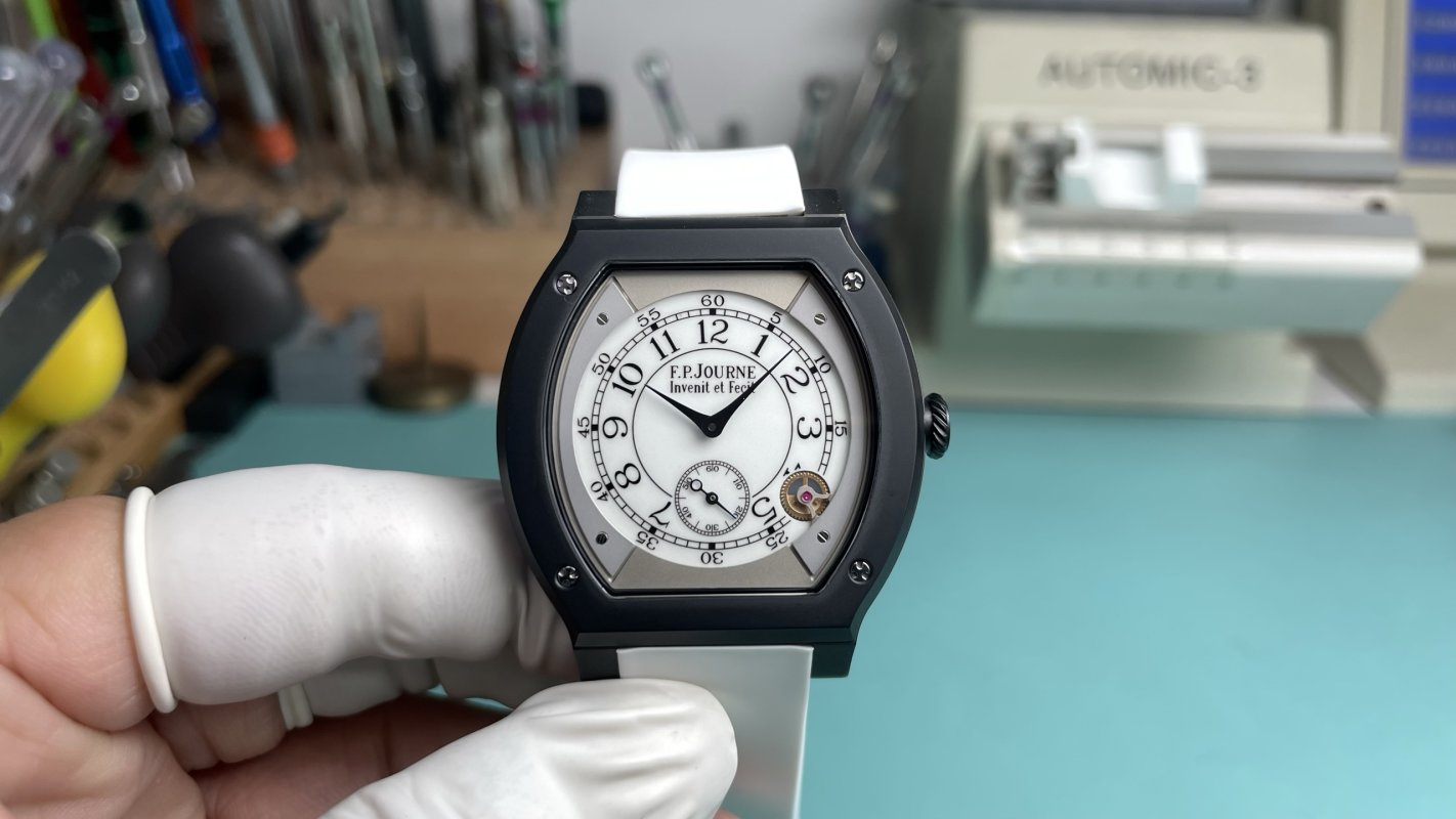 F.P. Journe Élégante 48mm Titanium Flat Tortue White Dial UA Replica