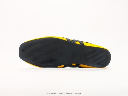 Onitsuka Tiger Gymnarina Yellow Black Ballet Slip-On view 4