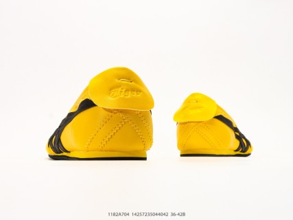Onitsuka Tiger Gymnarina Yellow Black Ballet Slip-On view 6