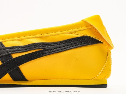 Onitsuka Tiger Gymnarina Yellow Black Ballet Slip-On view 7