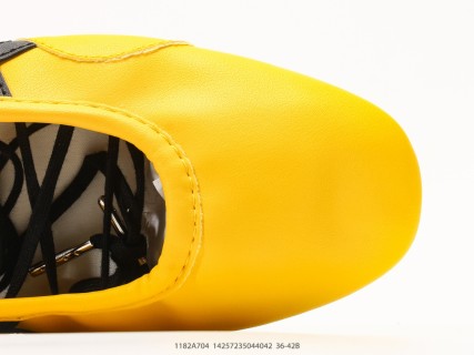 Onitsuka Tiger Gymnarina Yellow Black Ballet Slip-On view 8