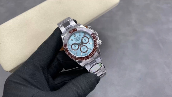 Rolex Daytona Chronograph Ice Blue Dial 904L Steel UA Replica