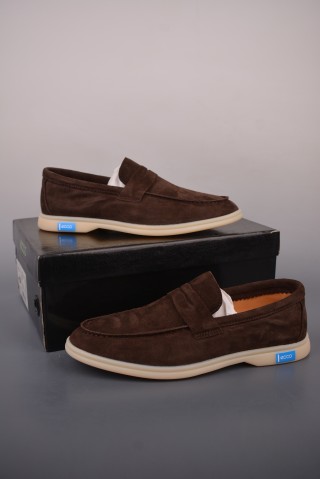 ECCO Baroque Classic Brown Suede Loafer – 1:1 UA Replica