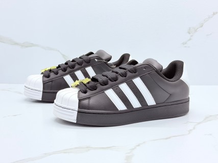 Adidas Superstar Low Black White Gold Shell Toe Replica view 6
