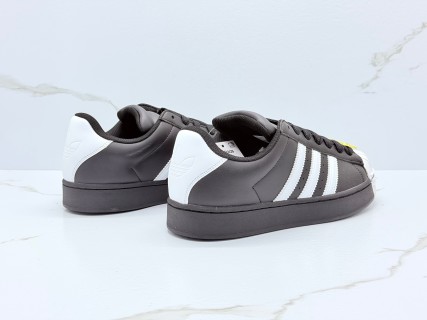 Adidas Superstar Low Black White Gold Shell Toe Replica view 7
