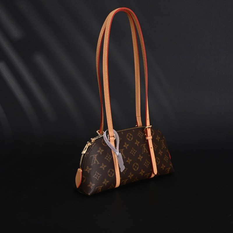 Louis Vuitton Squire East West Monogram Canvas Shoulder Bag Brown view