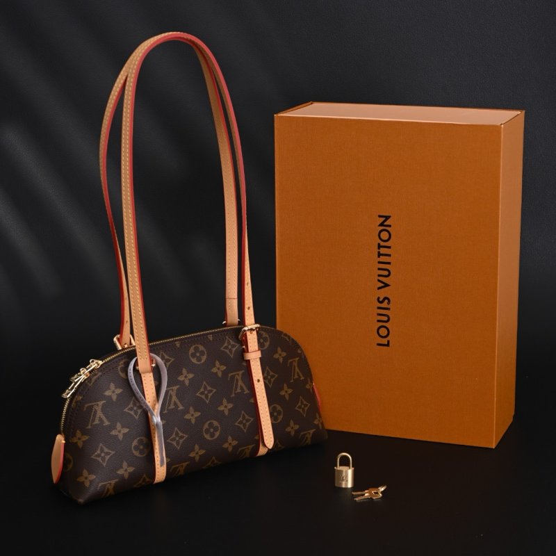 Louis Vuitton Squire East West Monogram Canvas Shoulder Bag Brown view