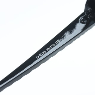 Chanel Square Sunglasses Black Grey Lens view 6