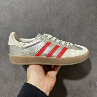 Adidas Originals Gazelle Indoor Cloud White Red view 2
