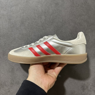 Adidas Originals Gazelle Indoor Cloud White Red view 3