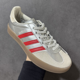 Adidas Originals Gazelle Indoor Cloud White Red view 4