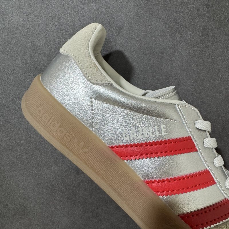 Adidas Originals Gazelle Indoor Cloud White Red view