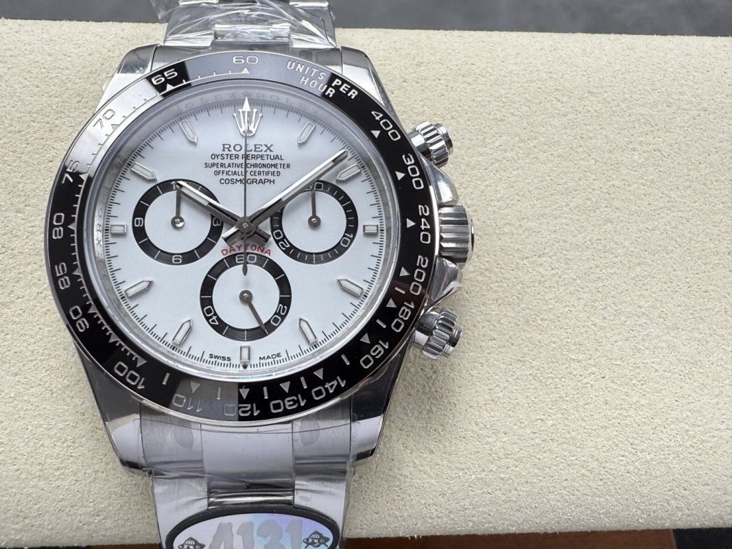 Rolex Daytona White Black Chronograph 1:1 UA Replica